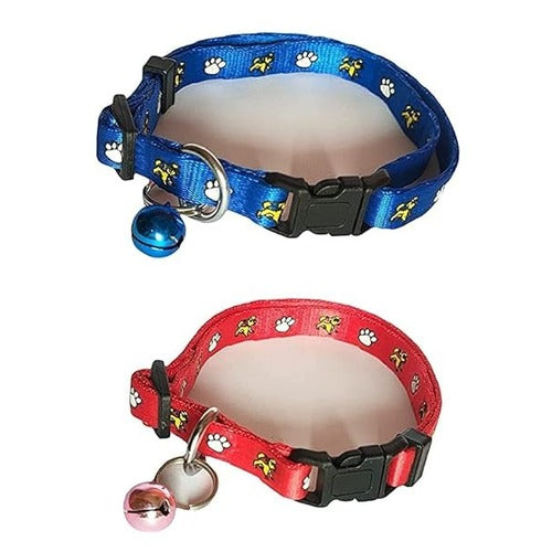 Soft Nylon Print Collar with Bell