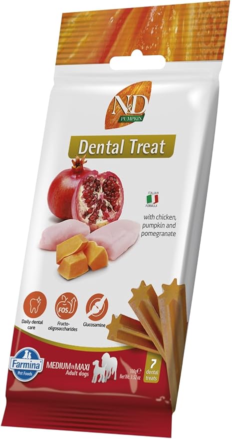 Farmina ND Dental Treat chicken Pumpkin Mini adult dog