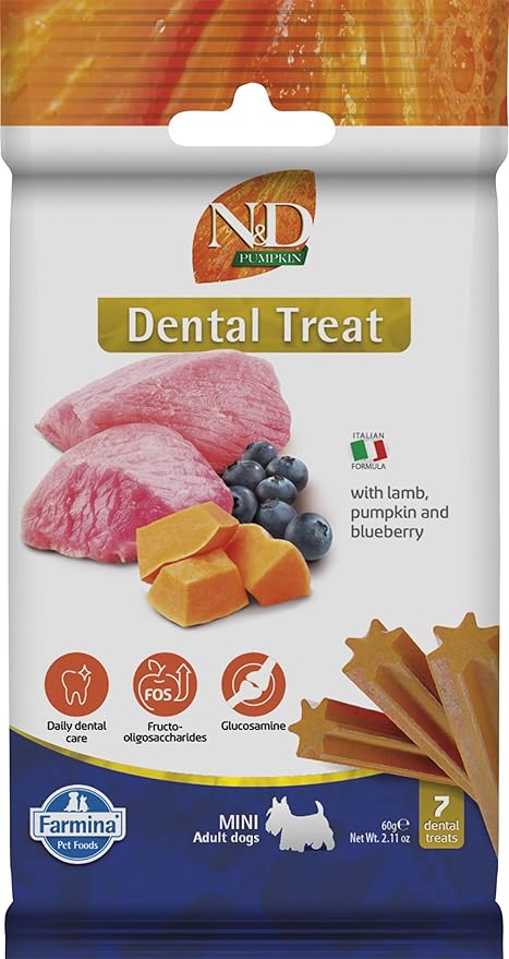 Farmina ND Dental Treat Lamb Pumpkin Mini Adult dog