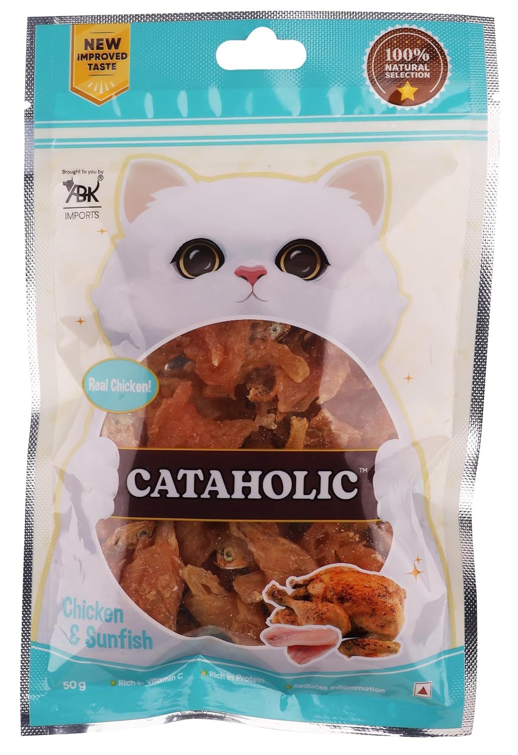 Cataholic Spiral Soft Chicken and Sunfish Cat Treats