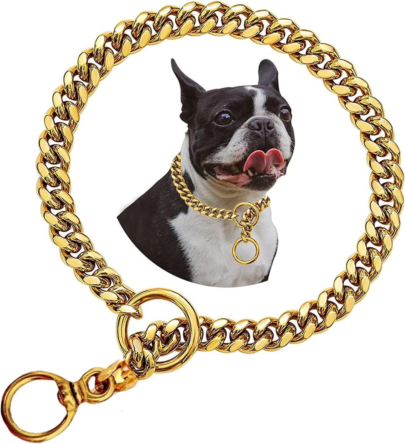 Brass Choke Chain For Dogs