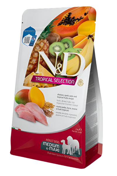 Farmina N&D Chicken and tropical selection ( Adult Medium & Maxi)