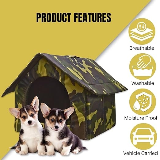 Cozy Printed Den for Cats and Dogs