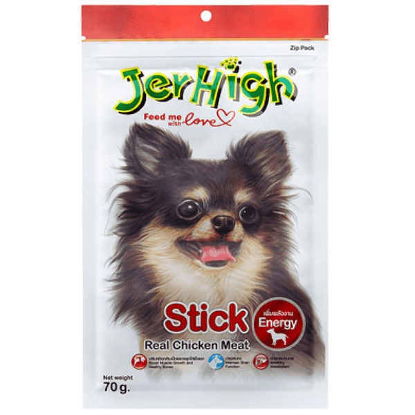 Jerhigh Real Chicken Meat Stick Dog Treat