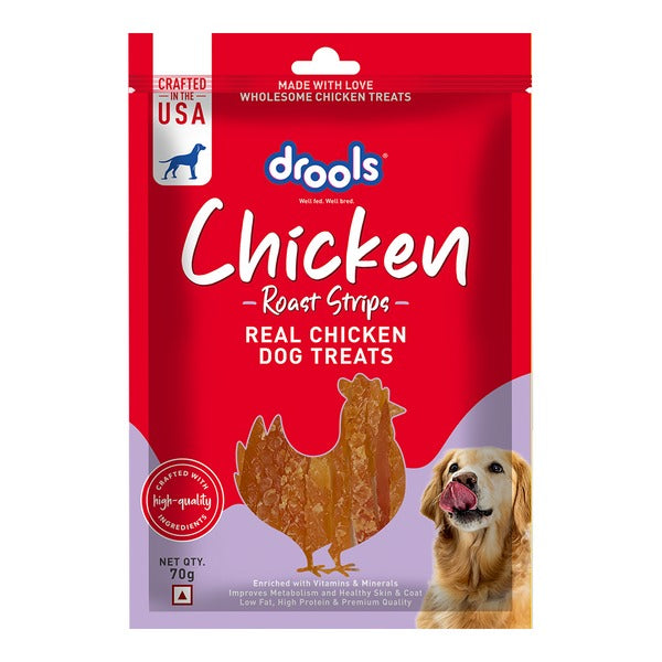 Drools Cod Roll Real Chicken Dog Treats