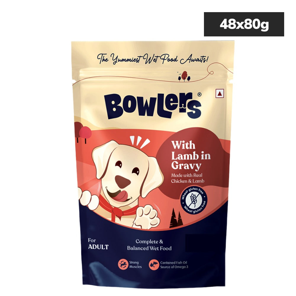 Bowlers Dog Adult Wet Food Lamb