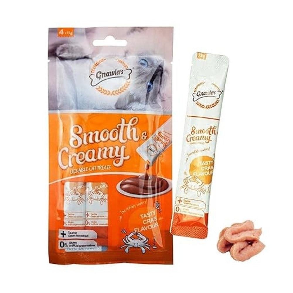 Gnawlers Creamy Treat Tasty Crab Flavour