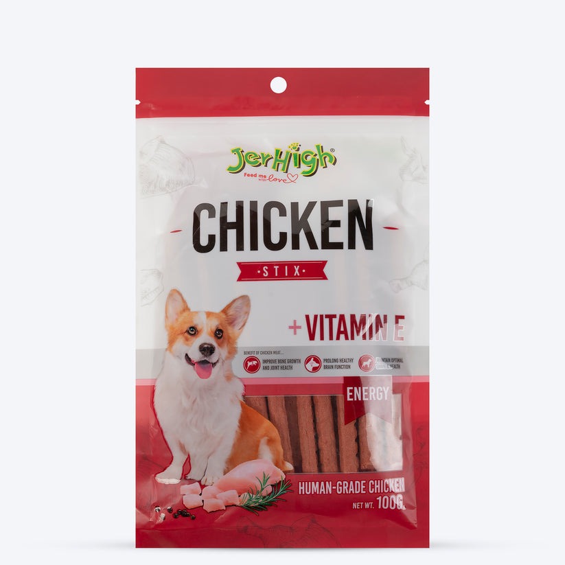 JerHigh Chicken Stix Dog Treats - 100 g