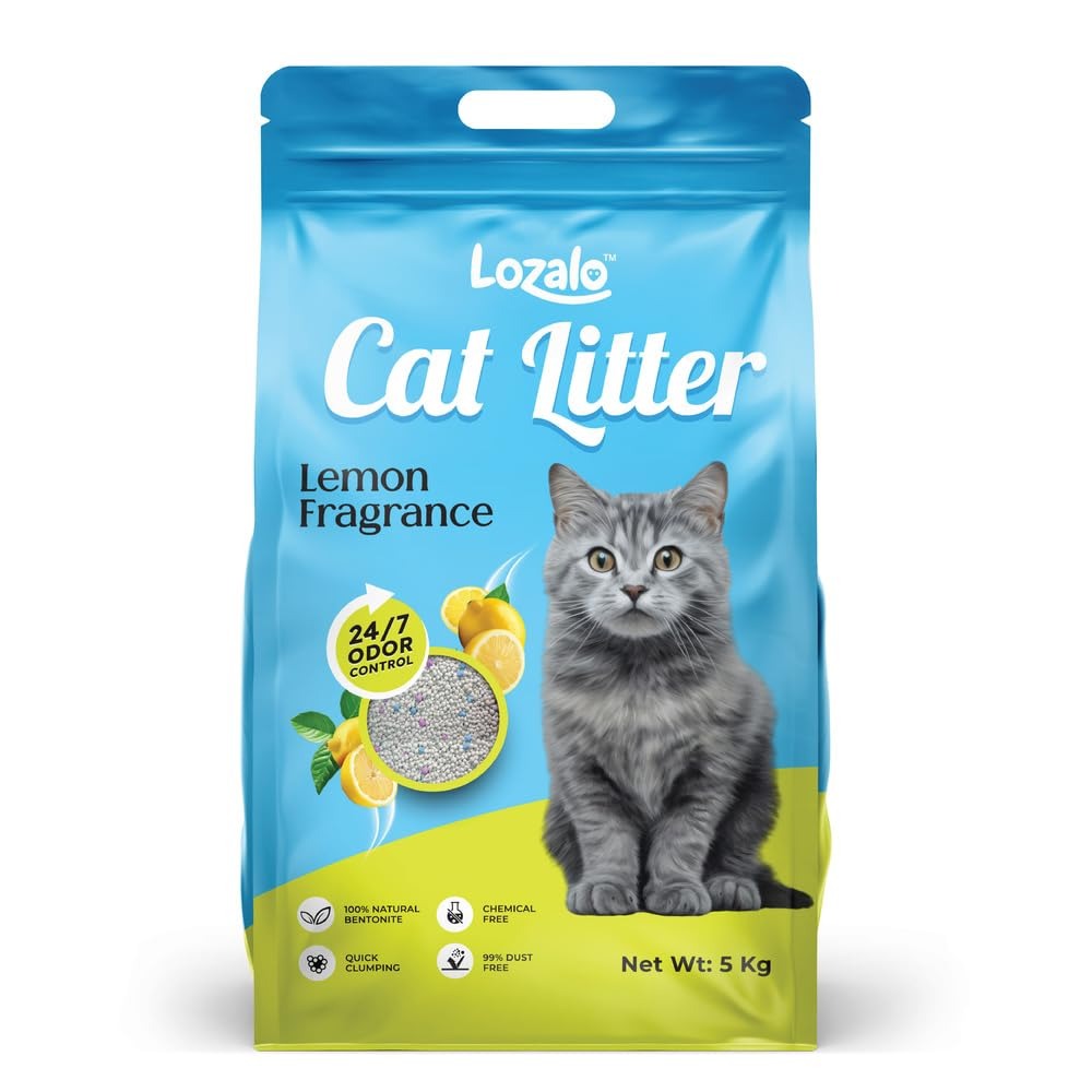 Lozalo 100% Natural Bentonite Cat Litter