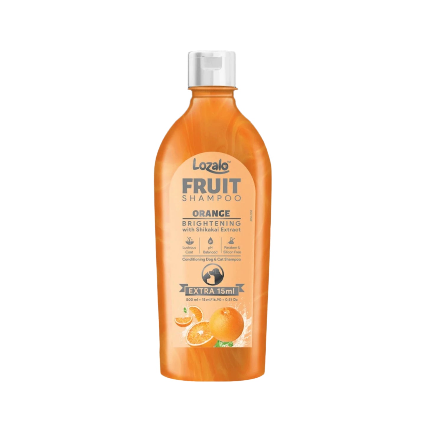 Lozalo Fruit Shampoo - Orange, For Cats and Dogs