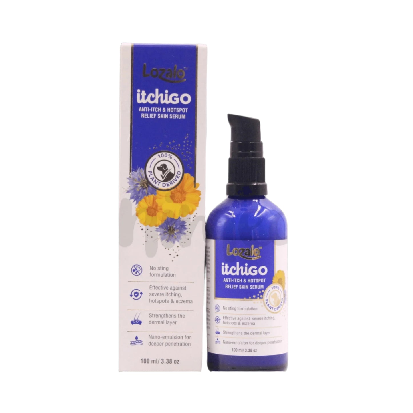 Lozalo ItchiGO Anti Itch and Hotspot Relief Skin Serum