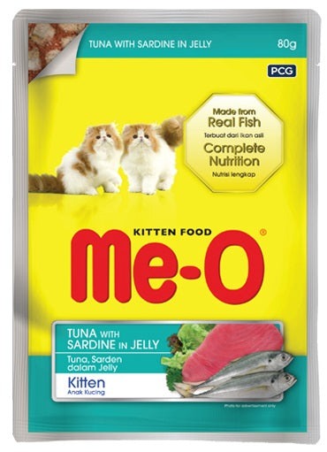 MeO Kitten Tuna With Sardine In Jelly
