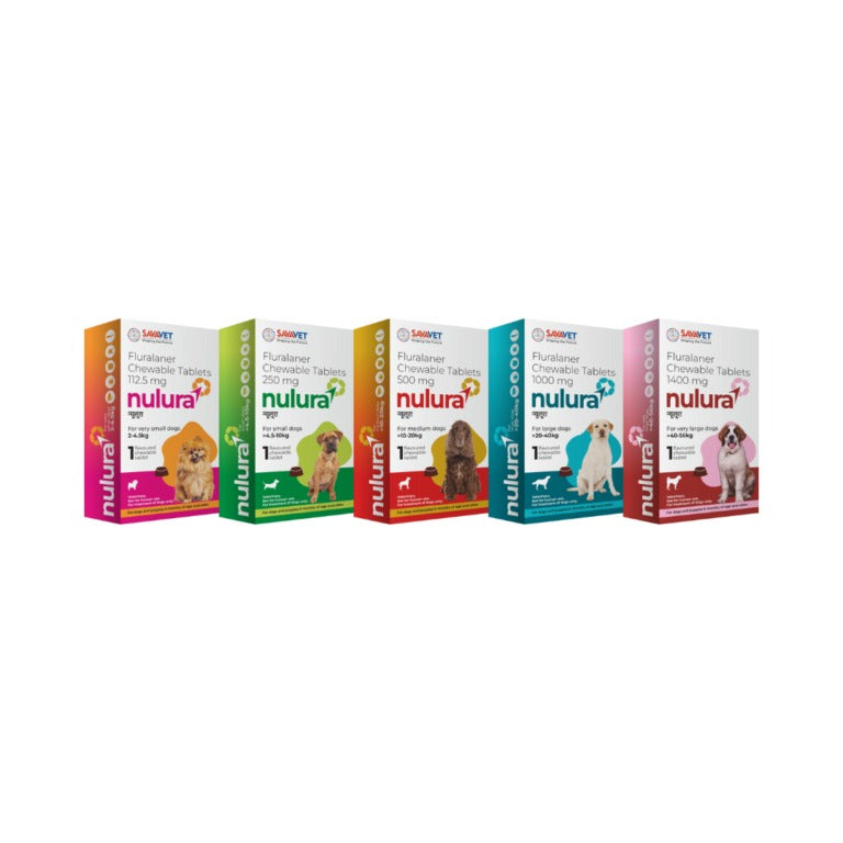 SavaVet Nulura Fluralaner Chewable Tablets