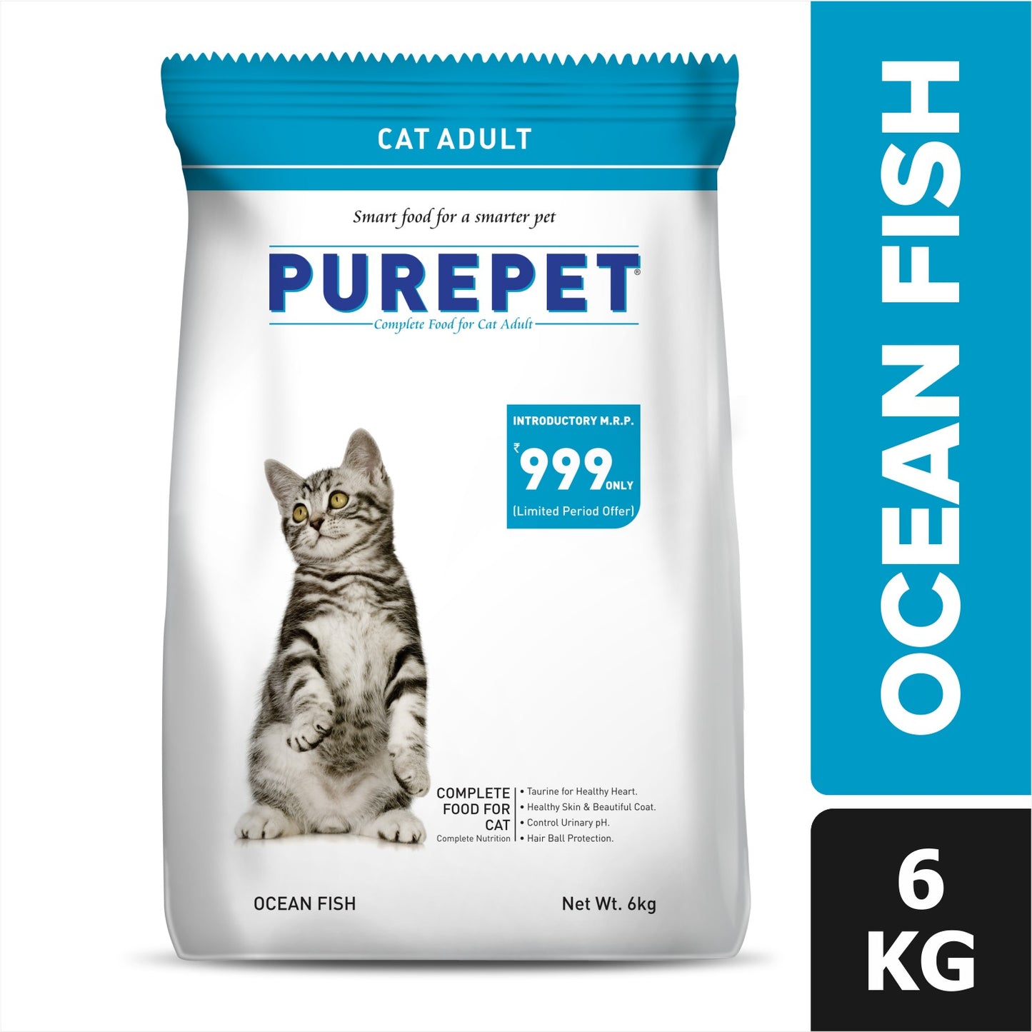 Purepet Ocean Fish Dry Adult Cat Food