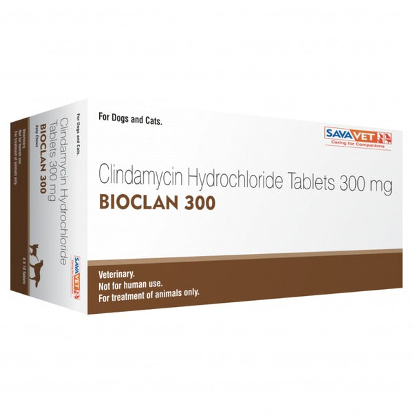 Savavet Bioclan (Clindamycin) Tablet for Dogs and Cats (Pack of 10 tablets)