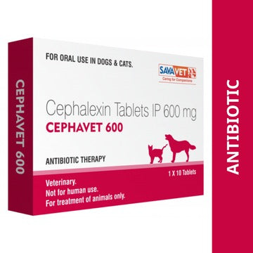 Savavet Cephavet 600mg (Cephalexin) Tablet for Dogs and Cats