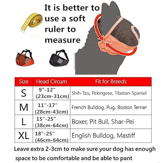 Short Snout Muzzle for Dogs