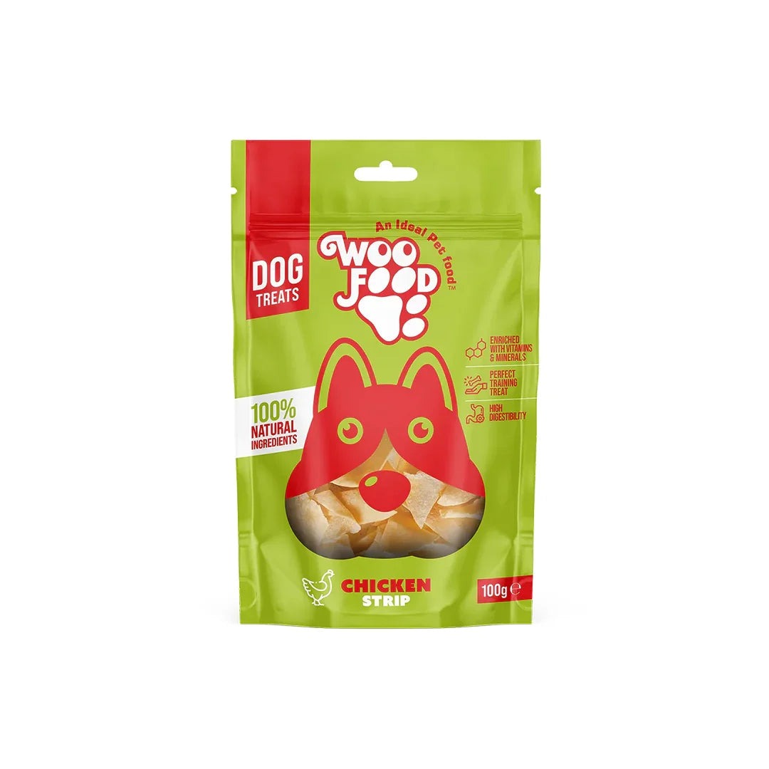 Woofood Chicken Strip Dog Treats