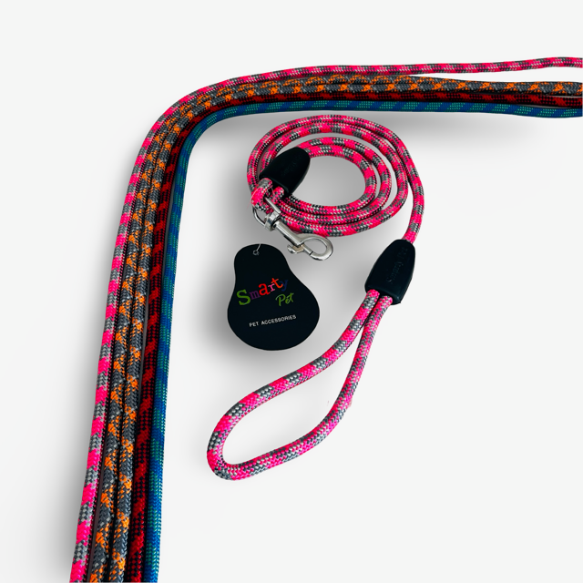 Smarty Pet Rope Leash - Nylon MultiColour