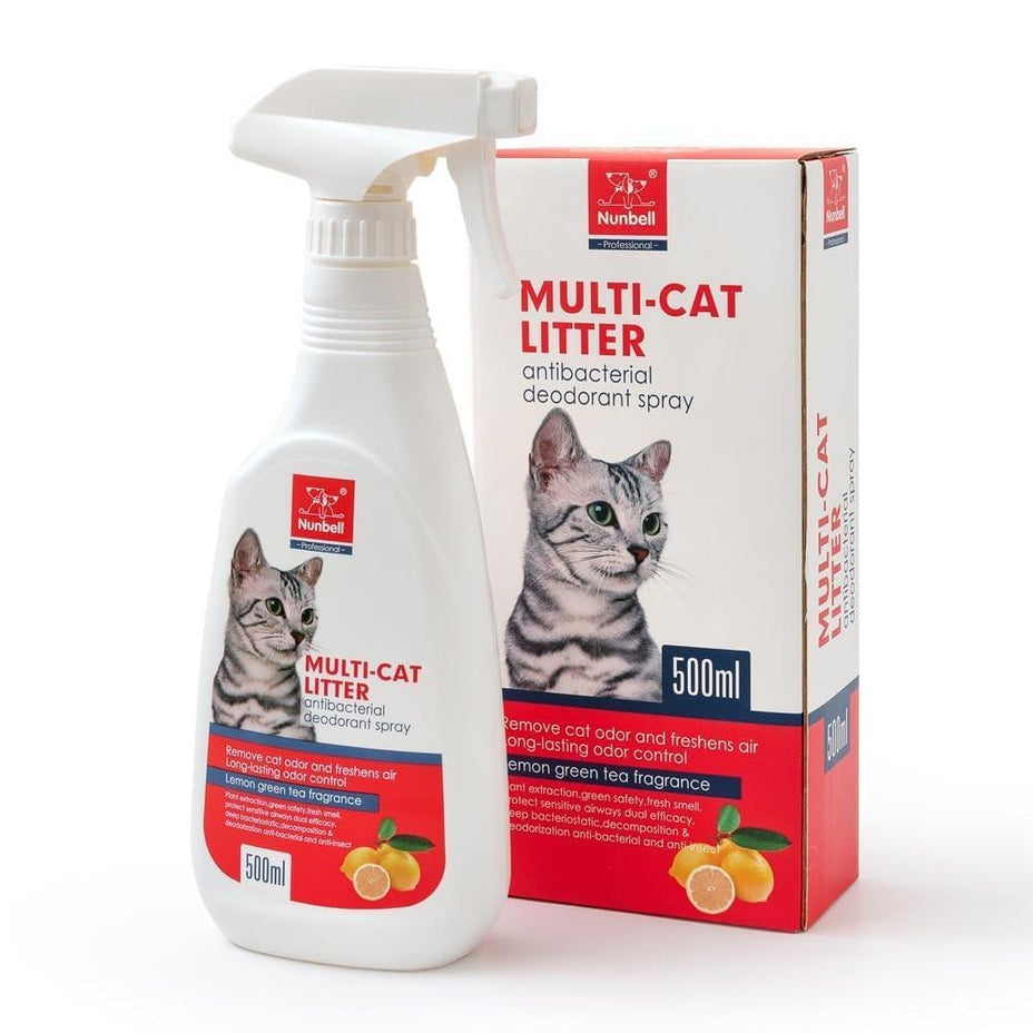 Nunbell Multi Cat Litter Lemon Fragrance Spray Deodoriser