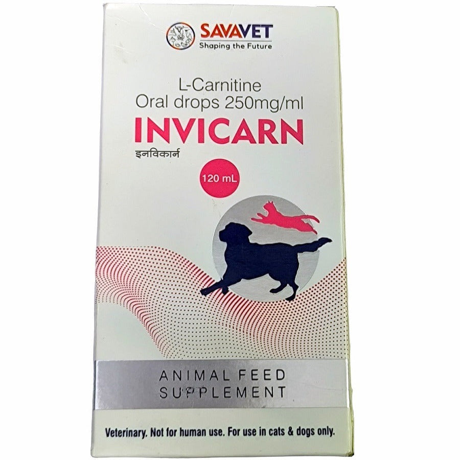 Savavet Invicarn Oral drops for Dogs & Cats