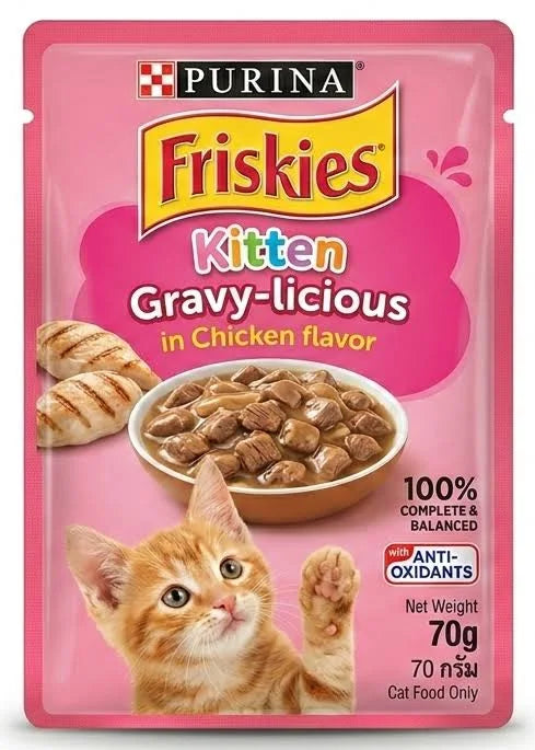 Purina Friskies Kitten Gravy Chicken Flavour