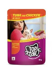 Toptail Kitten Gravy Wet Food - Tuna and Chicken