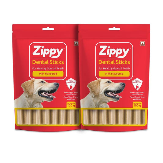 Zippy Dental Stick Milk flavoured