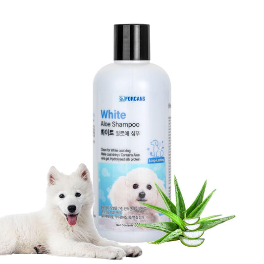 Forcans Aloe White Coat Shampoo for Dogs