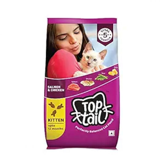 Toptail Salmon and Chicken Kitten Dry Food