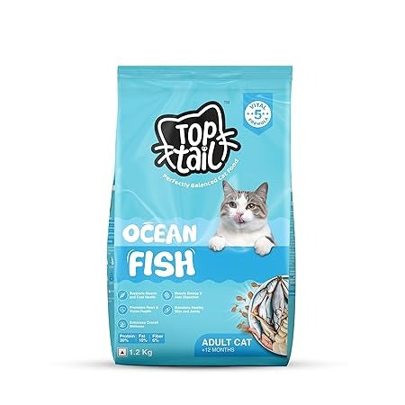 Toptail Cat Adult Ocean Fish Dry Food