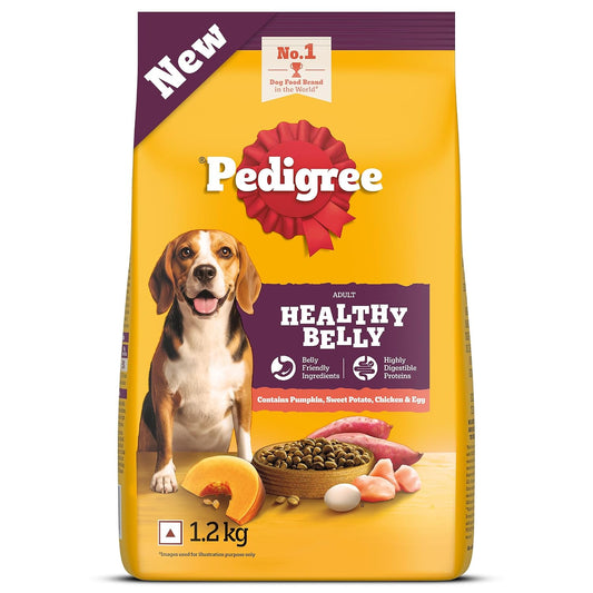 Pedigree Adult Healthy Belly Pumpkin, Sweet Potato  Chicken & Egg