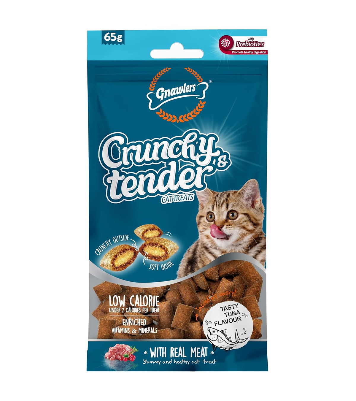 Gnawlers Crunchy Tender Tuna Cat Treat
