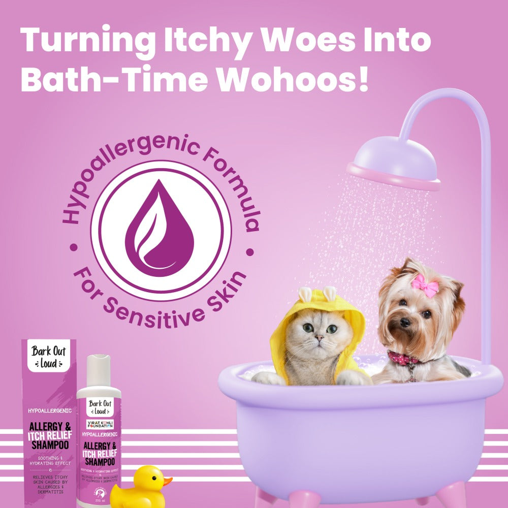 Bark Out Loud Allergy and Itch Relief Shampoo for Dogs and Cats