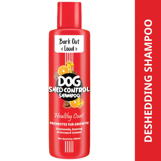 Bark Out Loud Healthy Coat Shed Control Shampoo for Dogs