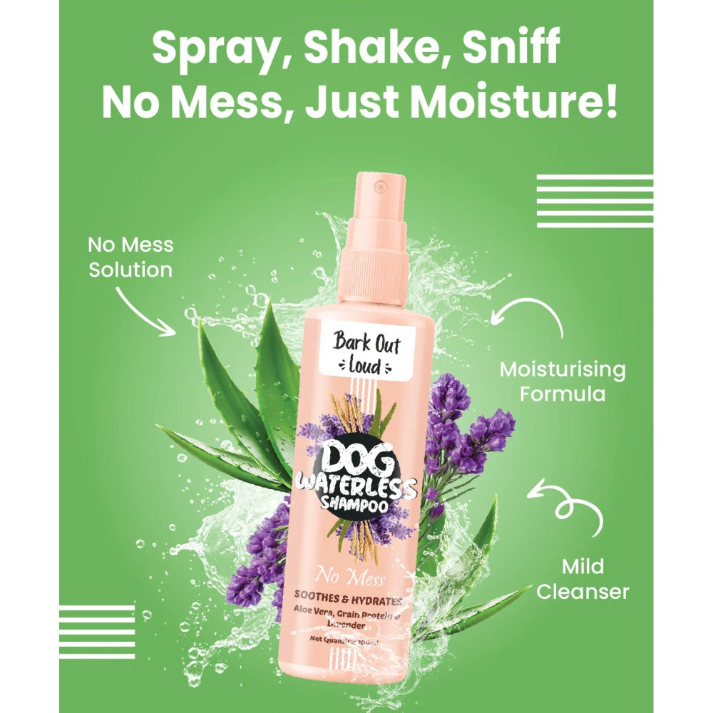 Bark Out Loud  Waterless Shampoo