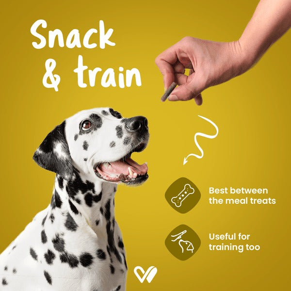 Wiggles Barkstix Dog Treats for Training Adult & Puppies (Honey Chicken) Flavour