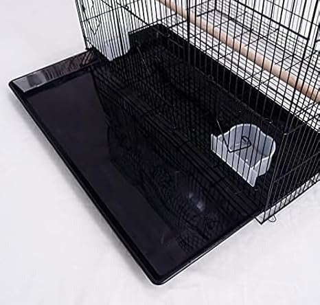 Bird Cage with Food and Water Bowl