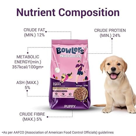 Bowlers Nutrimax Chicken and Milk Puppy Dry Food