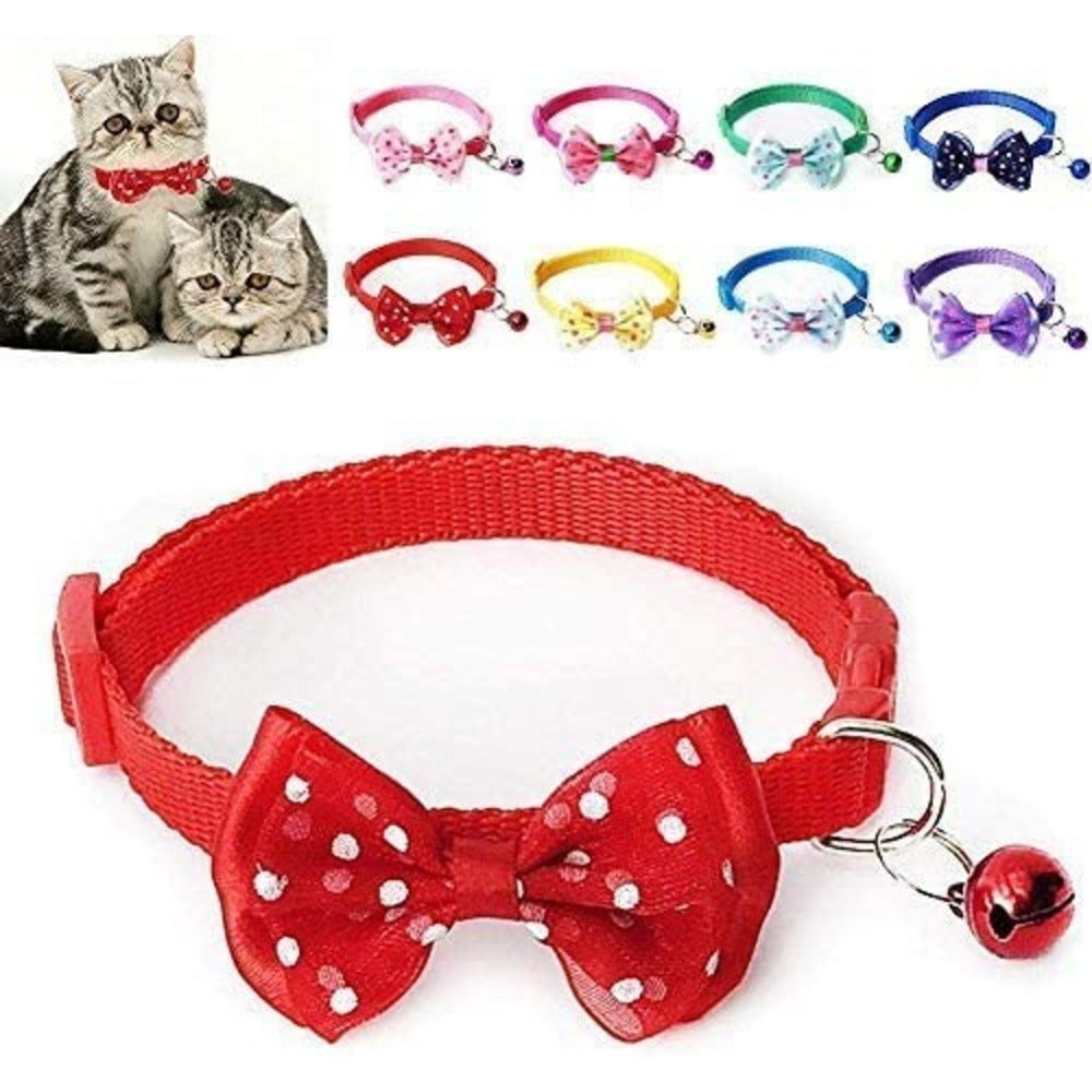 Cat Collar with Bow Tie