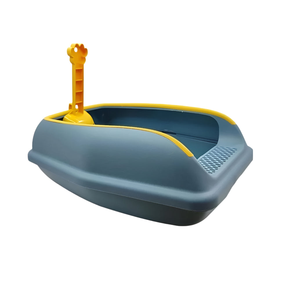 Cat Litter Tray Dual Colour With Scooper