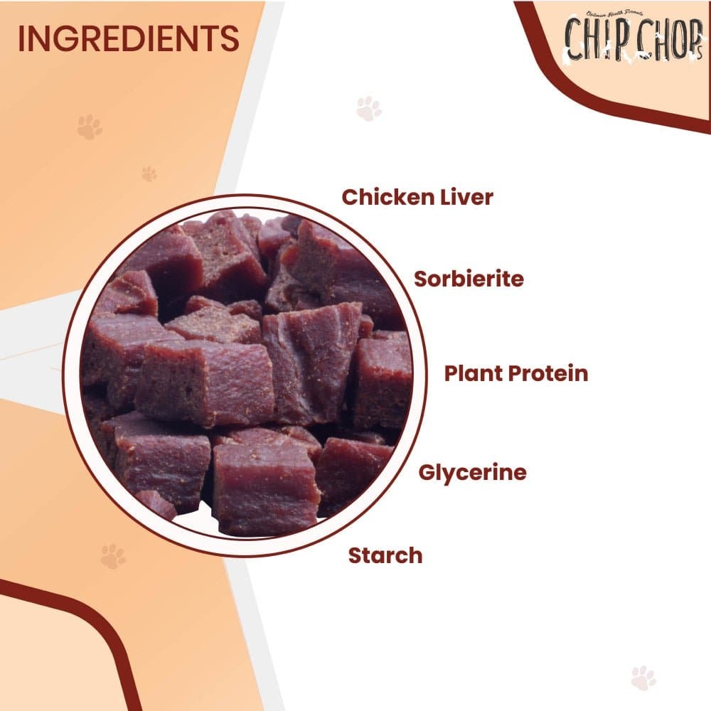 Chip Chops Chicken Liver Cubes Dog Treats