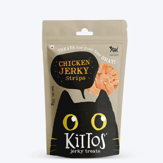 Kittos Chicken Jerky Strips Cat Treats