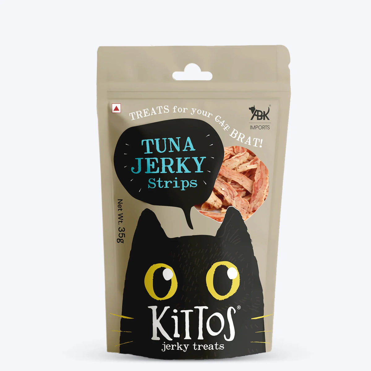 Kittos Tuna Jerky Strips Cat Treats