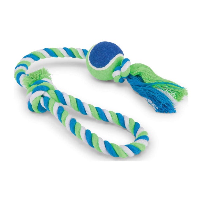 Cotton Toy with Tennis Ball for Dogs