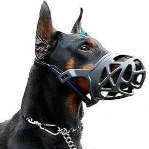 Dog Rubber Muzzle with adjustable strap