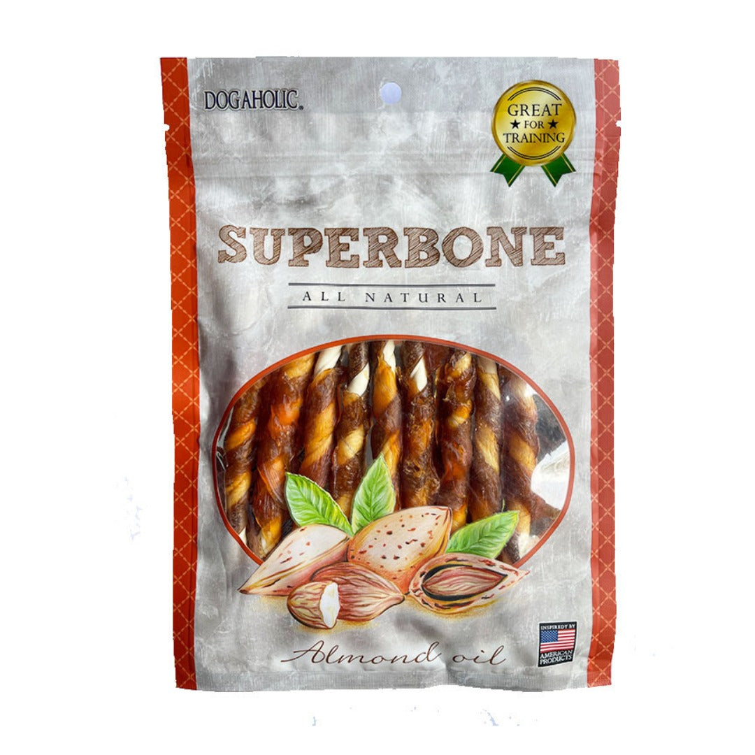 Dogaholic Superbone Chicken Stick with Almond Oil