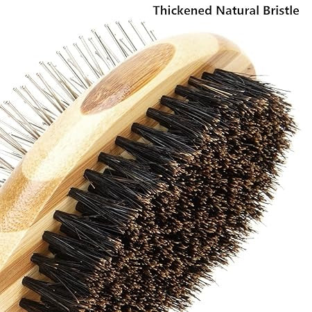 Double Sided Bristle & Round Pin Comb for Pets