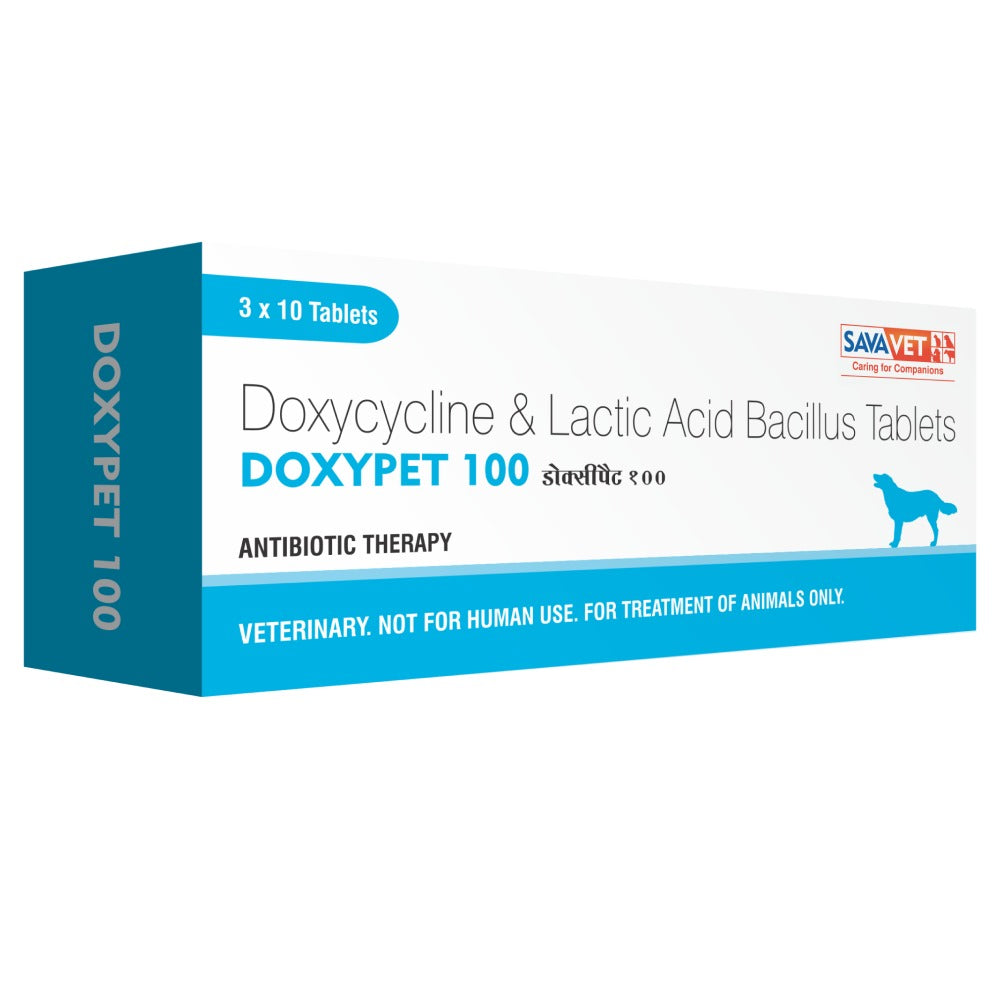 Savavet DOXYPET (Doxycycline & Lactic Acid Bacillus Tablets)