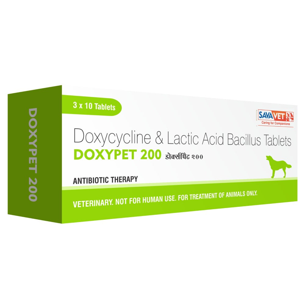 Savavet DOXYPET (Doxycycline & Lactic Acid Bacillus Tablets)